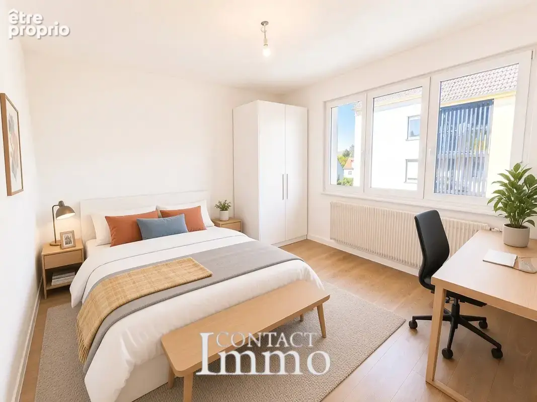 COLMAR   LADHOF T3 de 62 m2   Balcon sud-ouest   Cave + garage + parking - photo 8