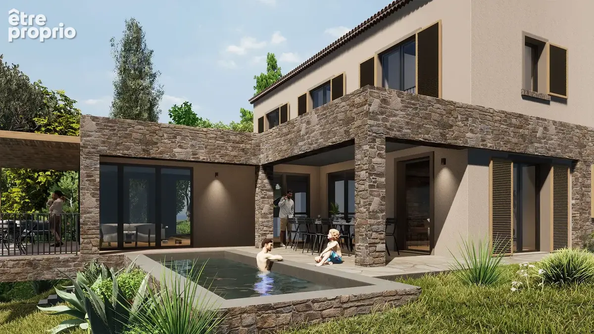 Projet de construction avec permis purgé pour une villa 4 chambres, piscine et garage à La Croix Valmer dans le quartier de Barb - photo 6