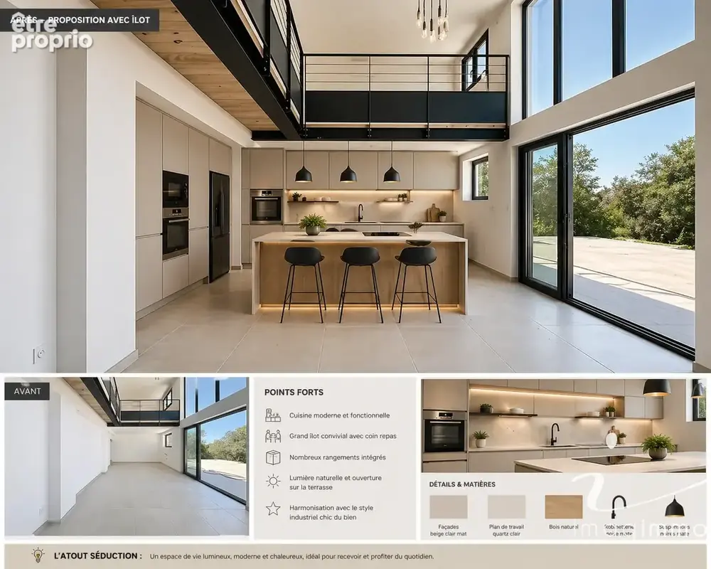 Villa contemporaine - Piscine à débordement et dépendance - Montpellier Ouest - photo 7