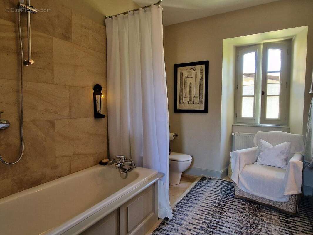 Demeure de charme avec Patio, piscine, tour au toit de lauze et jardin bucolique. - photo 16