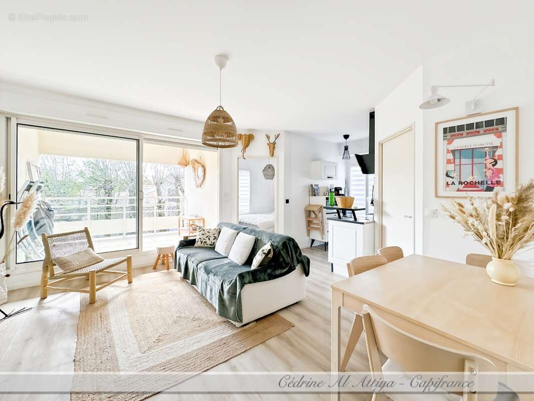 Appartement à vendre 2 pièces de 35m2 au 1er étage avec ascenseur, loggia, parking et local à vélos - photo 3
