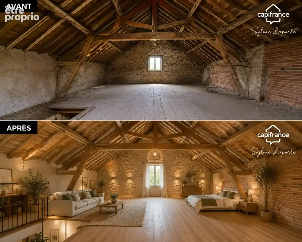 Corps de ferme de charme à fort potentiel – damazan (47) - photo 9