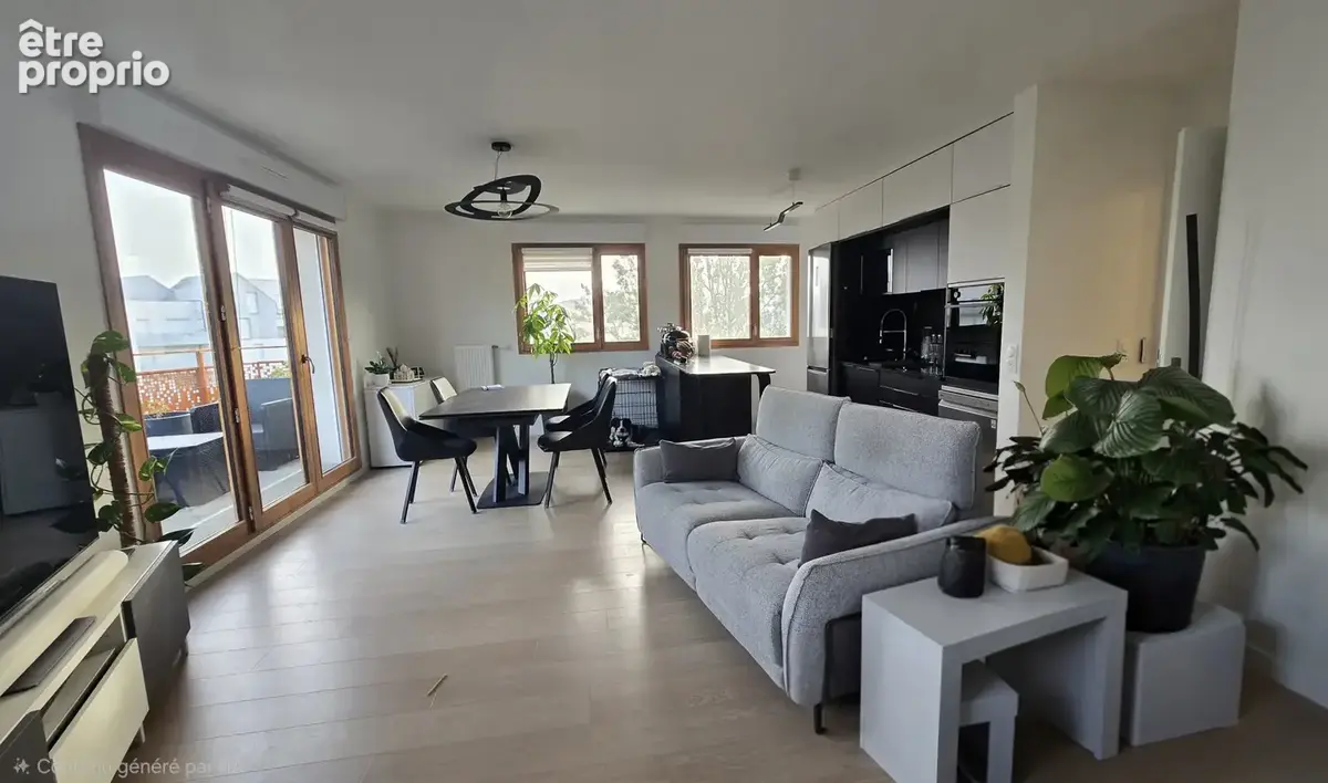4/5  pieces avec terrasse - 3 chambres - vue degagee sans vis a vis - a proximite de tout. - photo 7