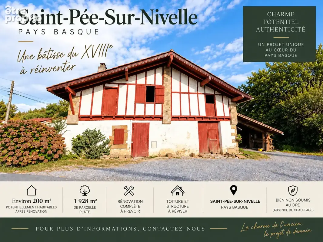 Maison à SAINT-PEE-SUR-NIVELLE
