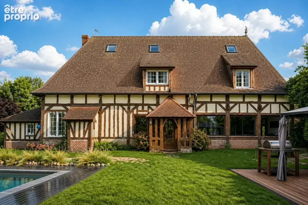 Manneville-sur-risle – maison 268 m² – beaux volumes - photo 21