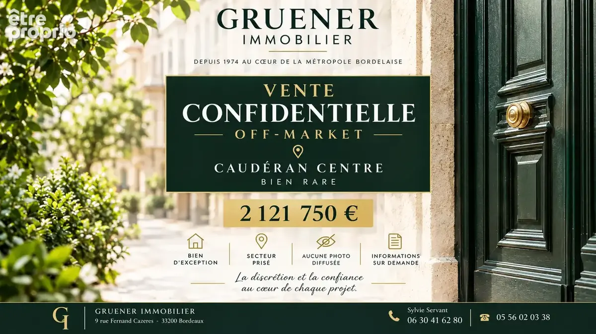 Photo Maison à Bordeaux au prix de 2 121 750€