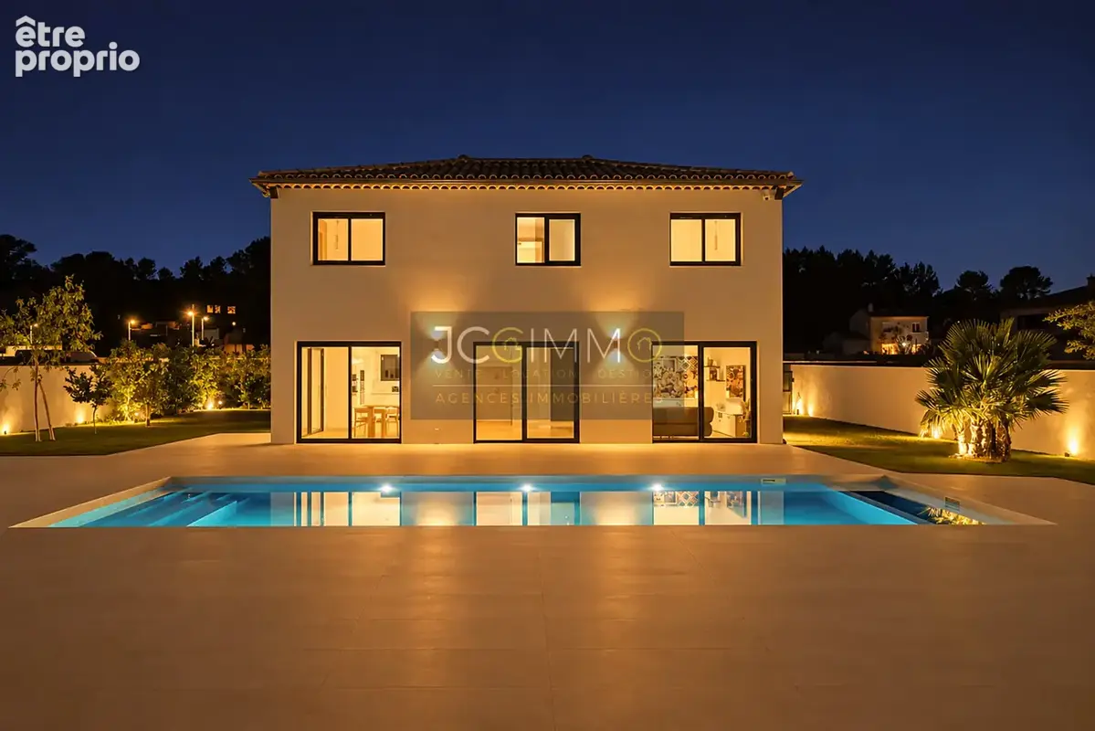 Villa contemporaine neuve   150 m2   terrain 1 200 m2   piscine   vendue entièrement meublée - photo 7