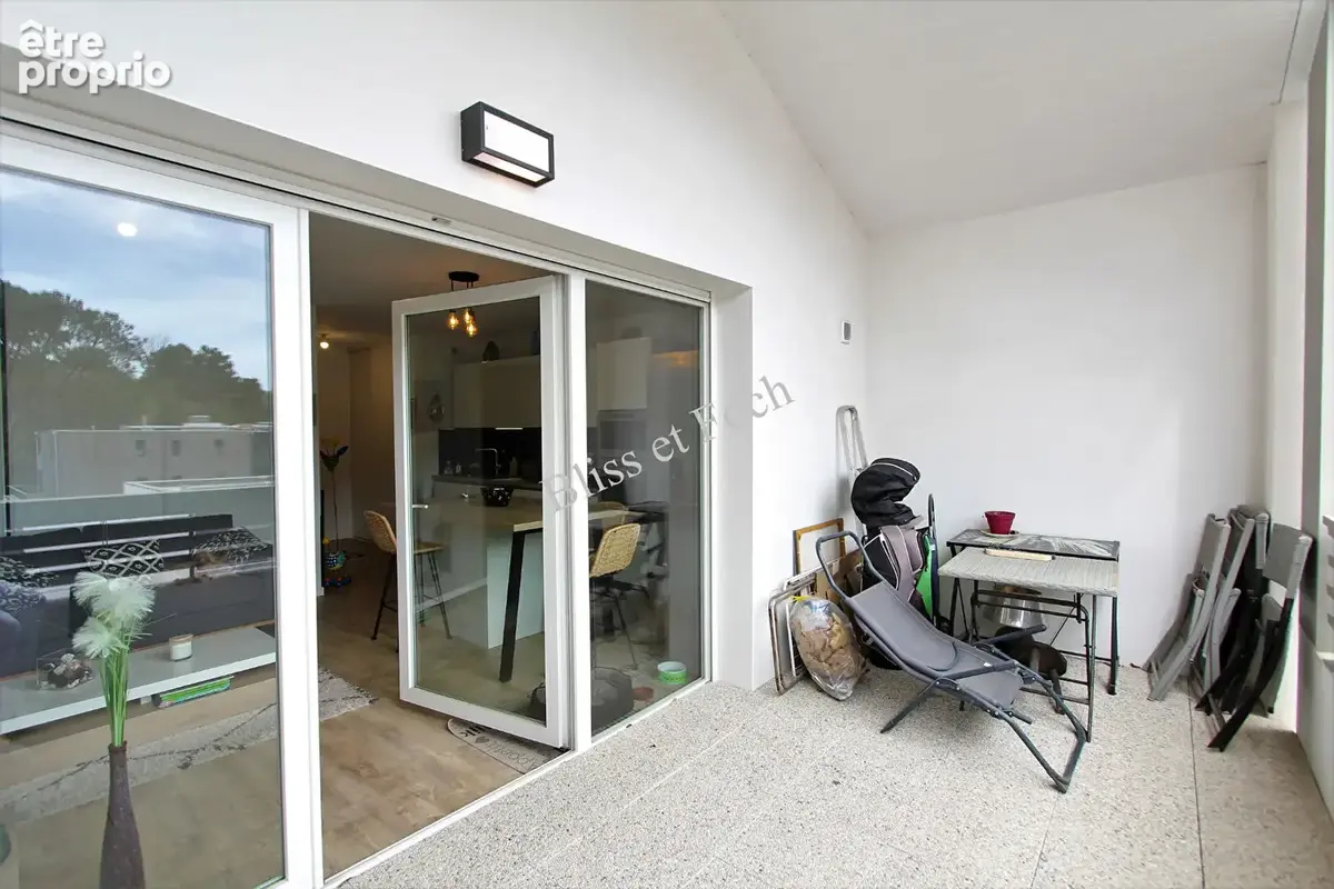 Anglet - poche mairie et  aeroport de biarritz appartement moderne 2 pieces  terrasse - parking - photo 8