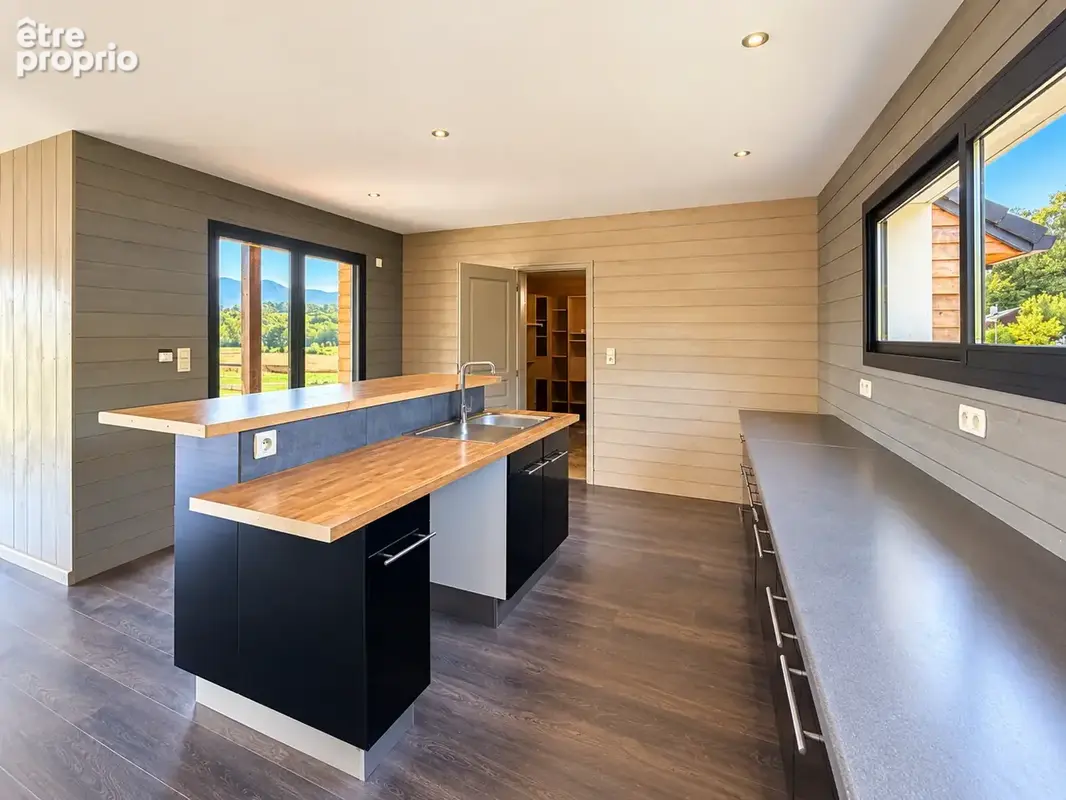 Maison contemporaine de plain-pied avec un immense panorama sur les Pyrénées - photo 9