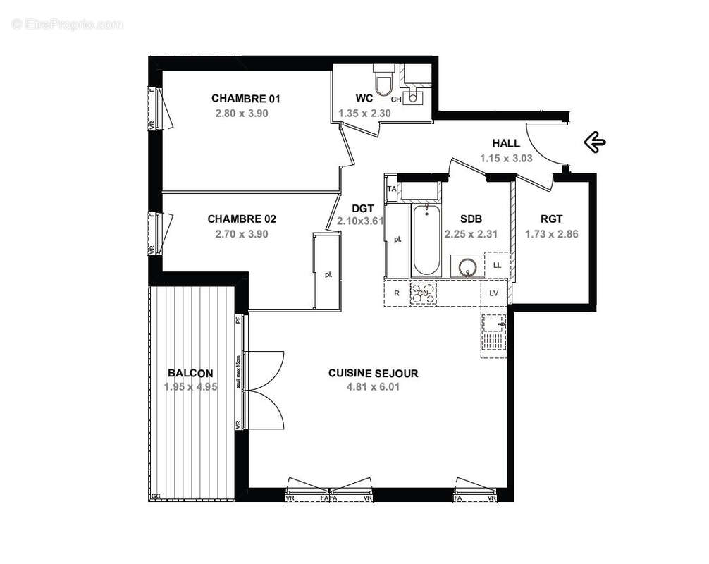 Appartement à NEYDENS