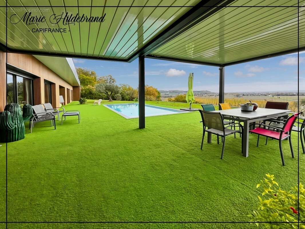 Propriété contemporaine – vue dominante, parc de près d’1 hectare & piscine - photo 25