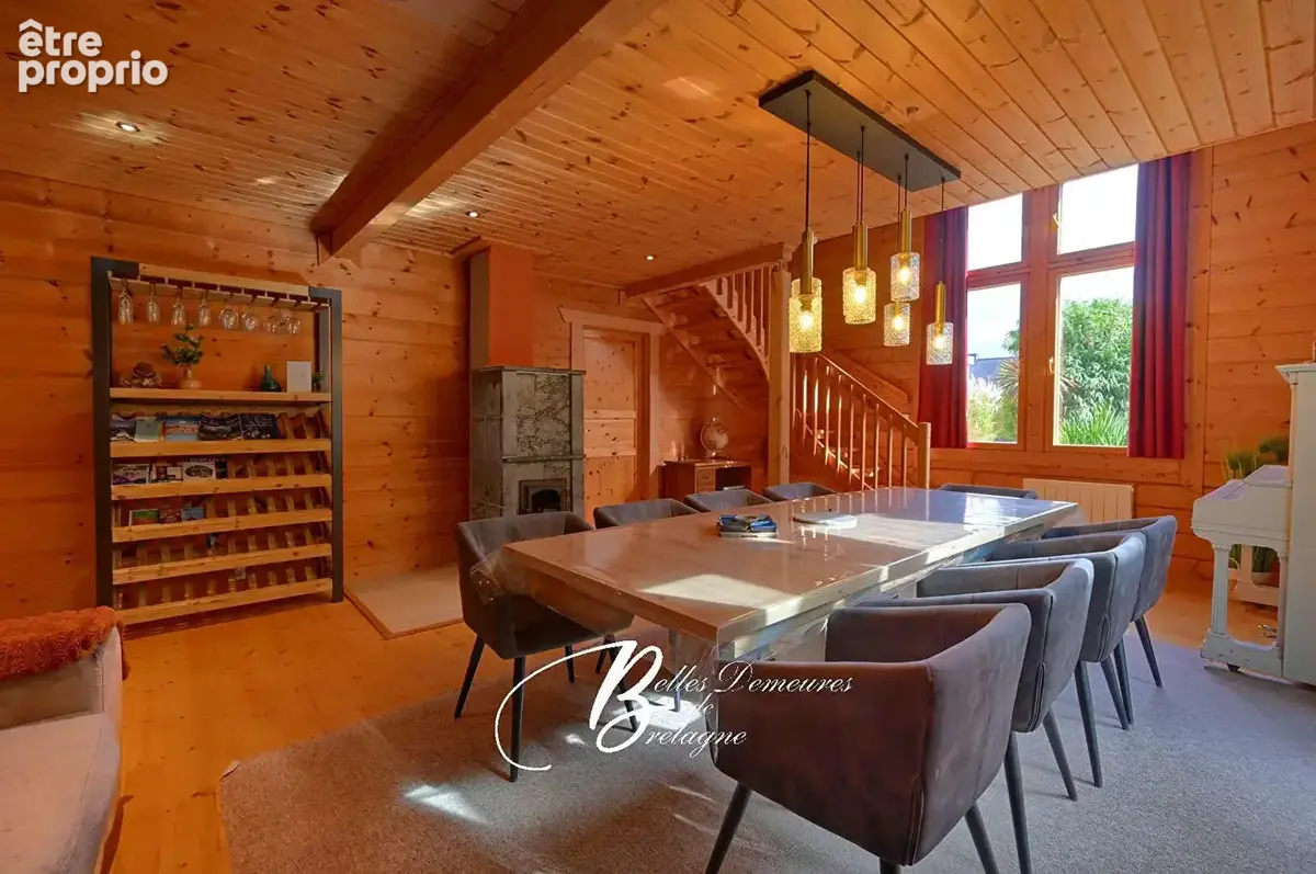 A vendre Maison en bois à Penvénan aux prestations haut de gamme avec piscine intérieure, à 800 m de la plage de Port-Blanc - photo 9