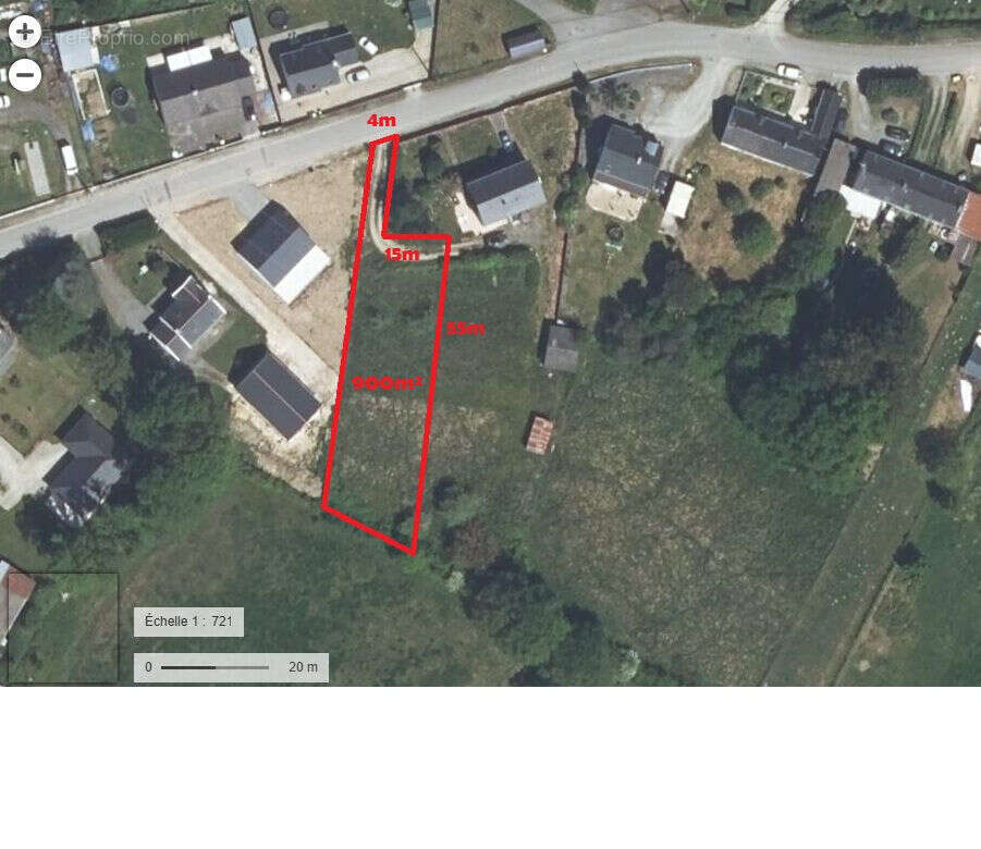 Terrain Constructible d'environ 900 m2 avec une façade d'environ 15m situé en campagne proche bourg de Pontchateau - photo 3