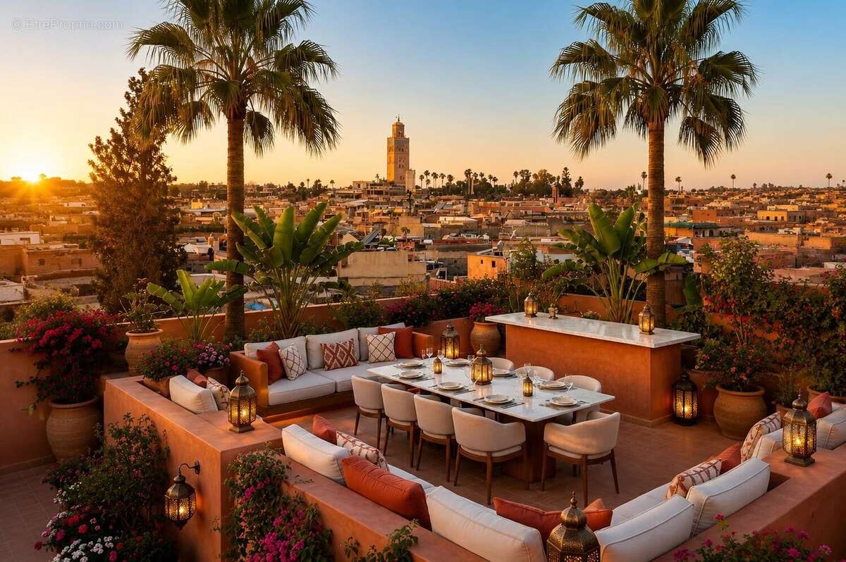 Marrakech - riad - piscine - photo 3