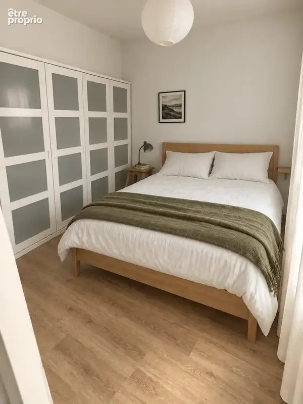 Appartement T1 bis de 36 m2 avec espace nuit de 8,56 m2 et balcon   Lanester centre-ville - photo 8