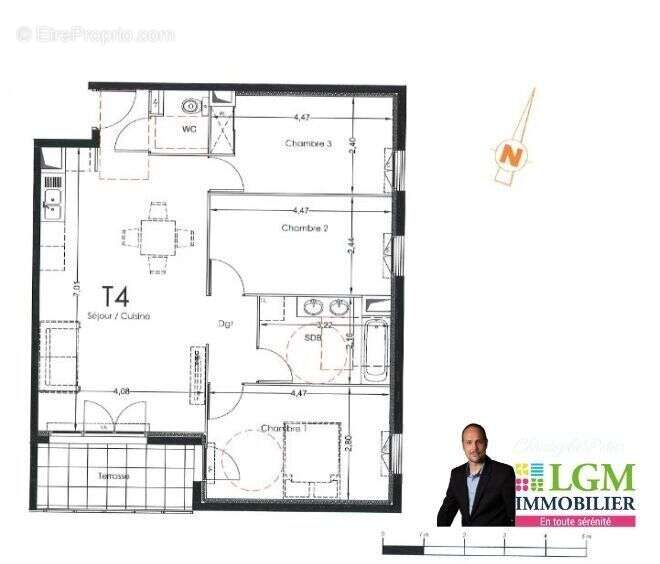 MONTEUX (84) - Très bel appartement lumineux F4 de 75 m² avec vue sur le Ventoux - photo 8