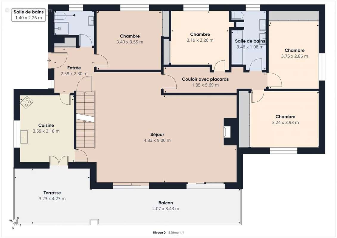 Propriété familiale composée de 2 logements – Terrain – Piscine – Tourrette-Levens - photo 37