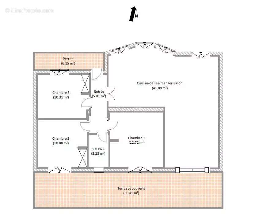 Ensemble immobilier de deux maison t4 et t3 - photo 7