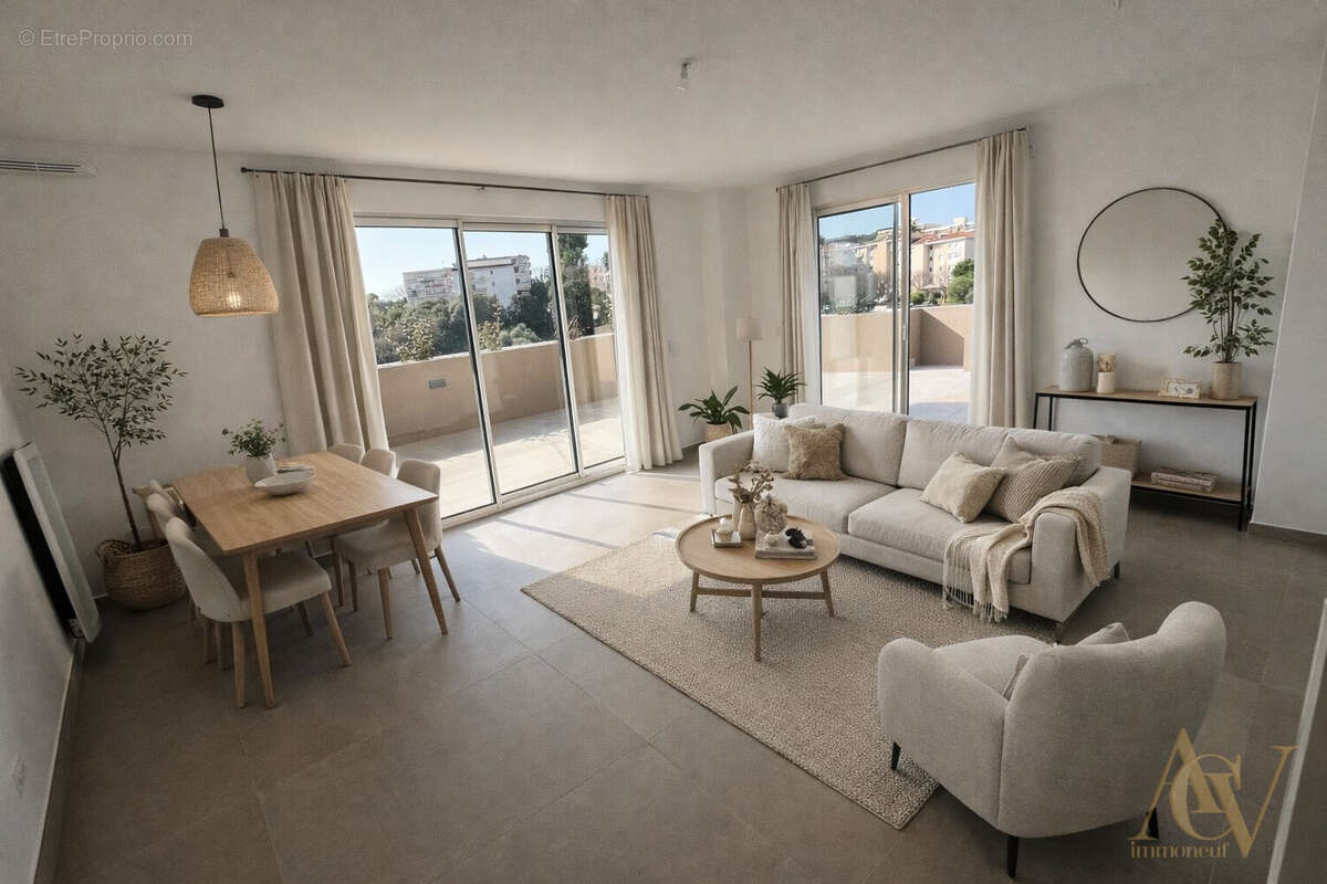 Magnifique 3 Pièces dernier étage terrasse ANTIBES 2 - Appartement à ANTIBES