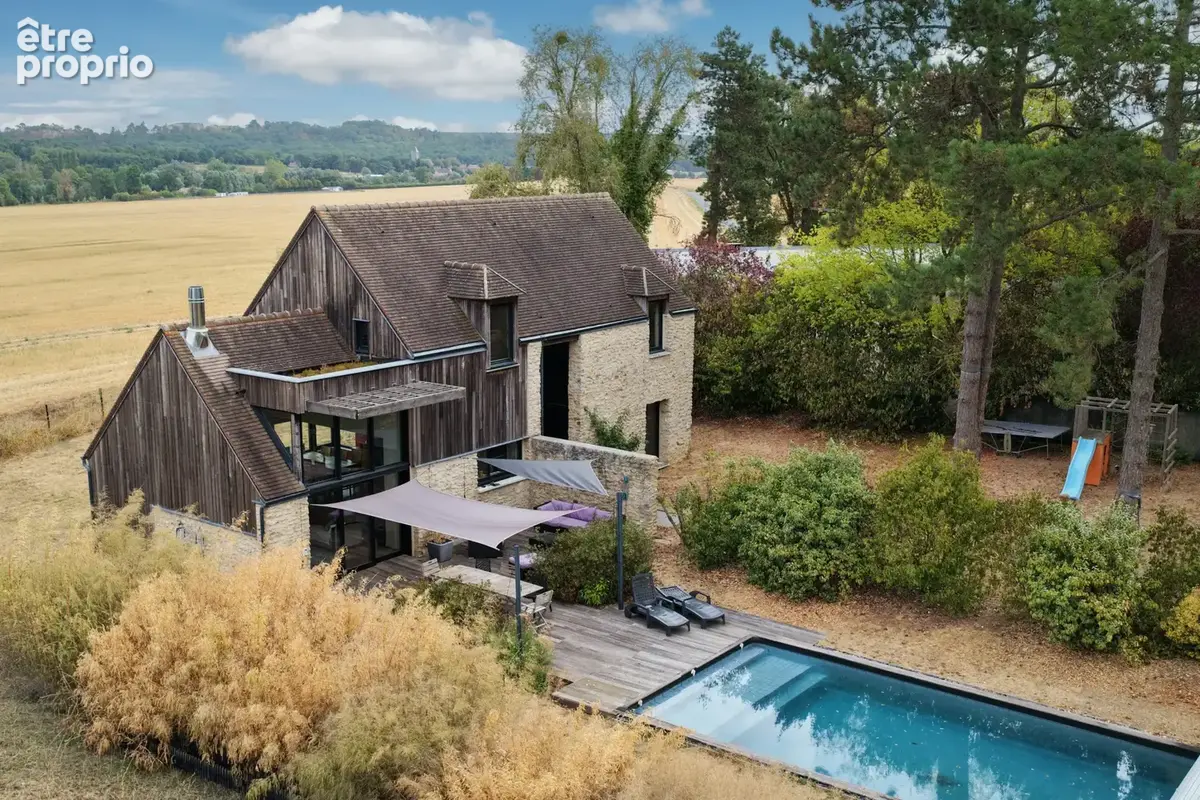 Maison contemporaine de caractere - piscine et maison d'amis. - photo 3