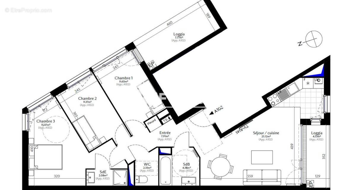 Appartement à EPINAY-SUR-SEINE