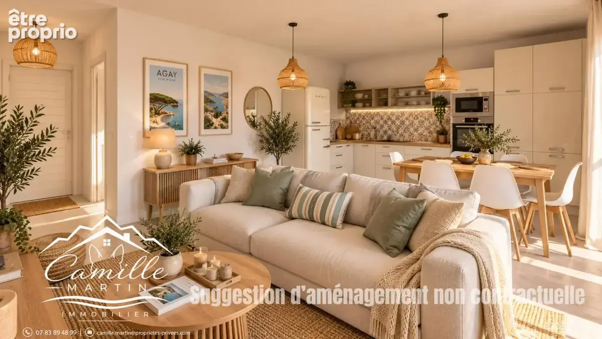 Appartement Le Dramont 2 pièce(s) 55.82 m2 - photo 4