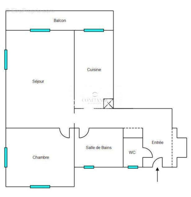 Appartement 53 m² à Saint-Etienne-De-Tinee  - photo 8