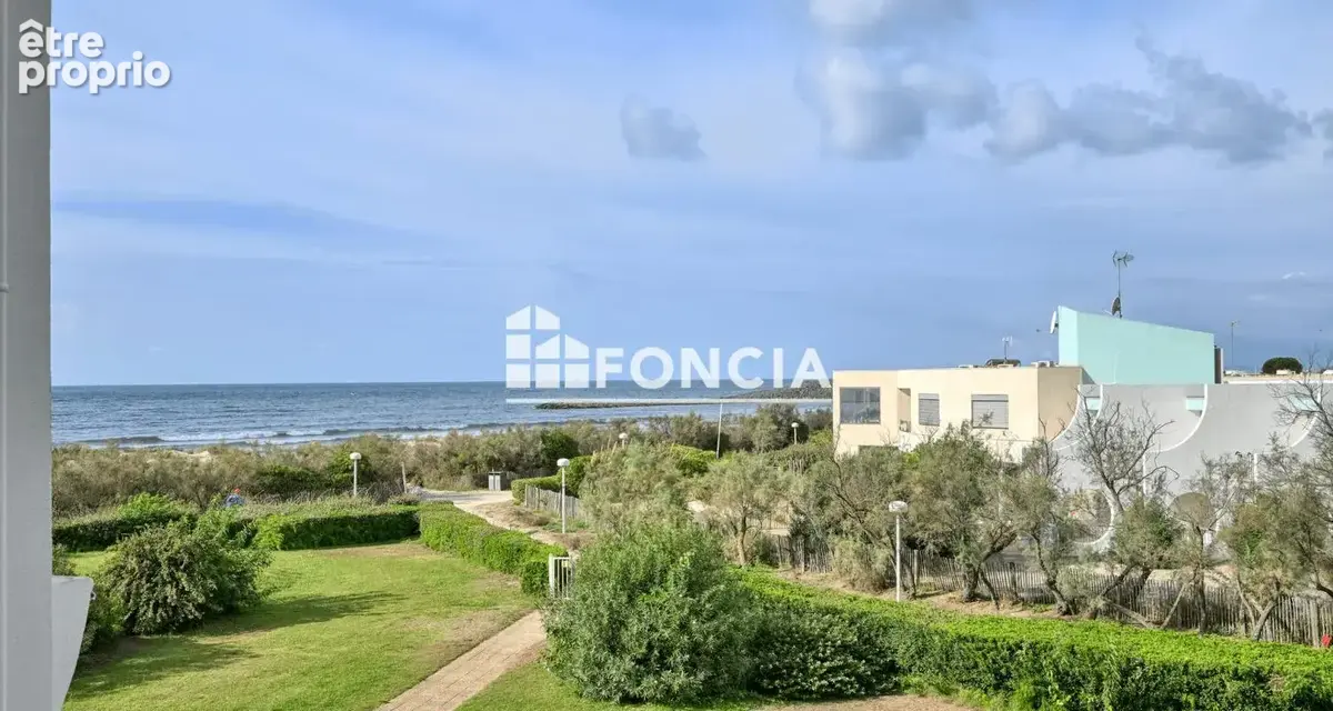 Point zero – 1ère ligne mer – studio cabine 26 m² – vue mer – balcon 6 m² – parking - photo 2