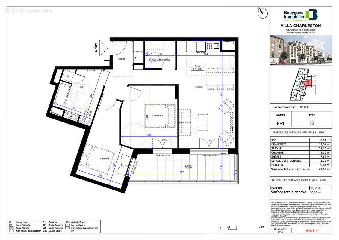 Appartement à MAISONS-ALFORT