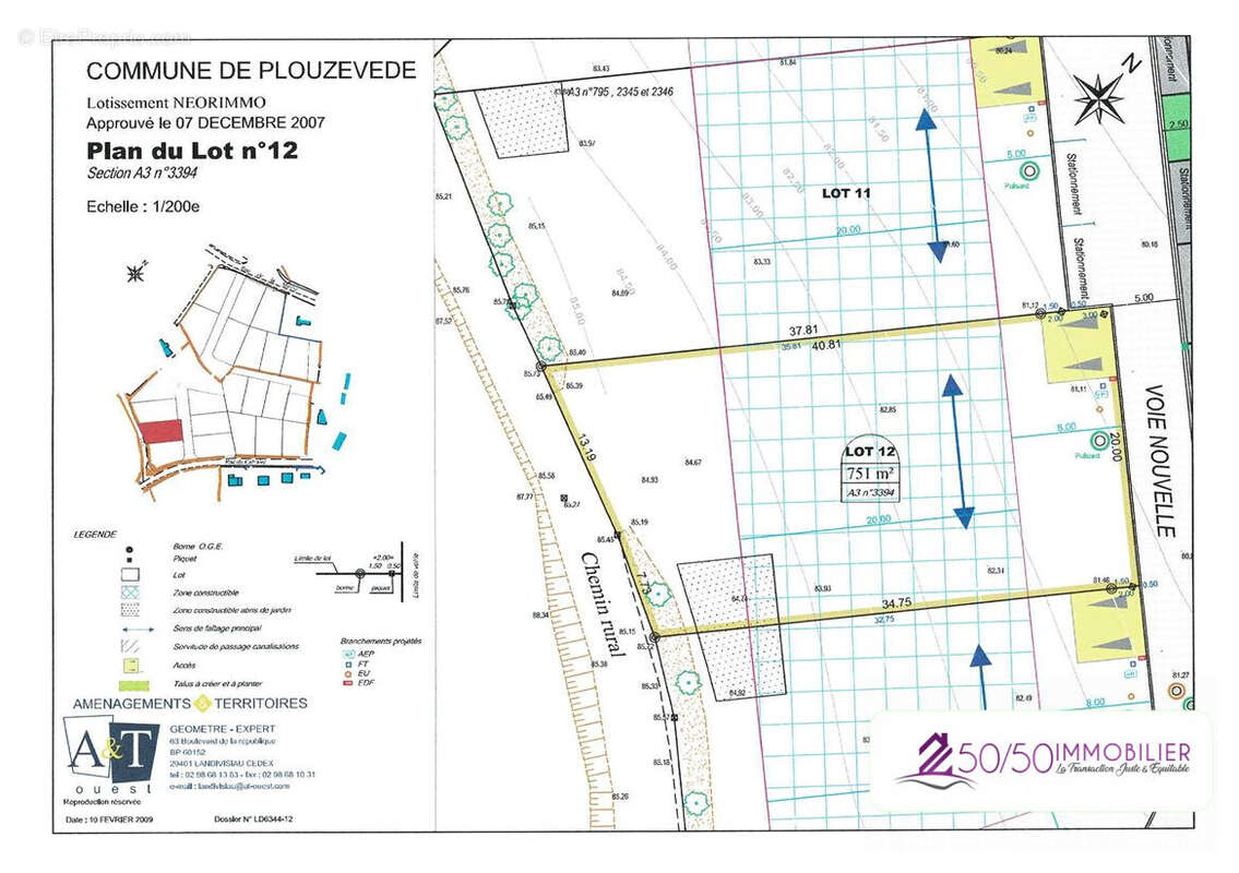 Maison à PLOUZEVEDE