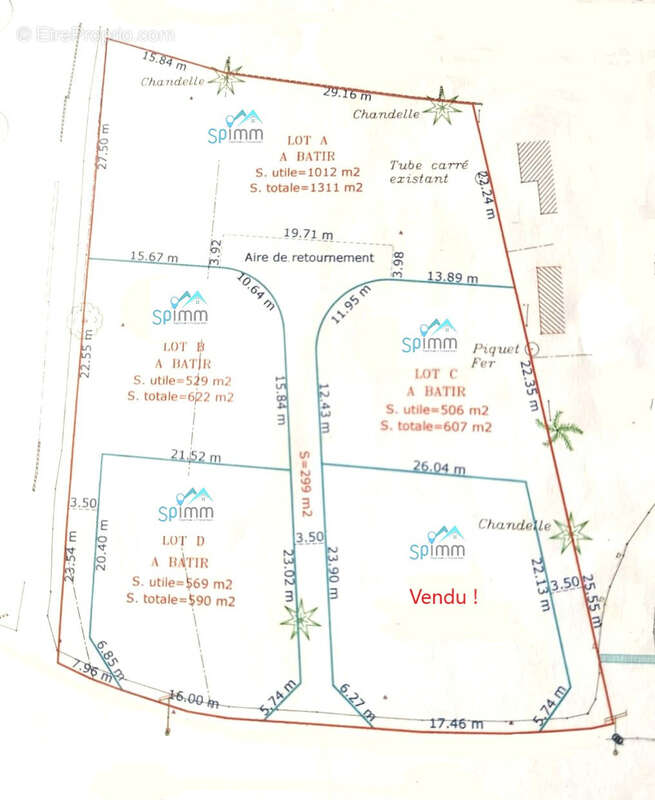 Terrain à SAINT-JOSEPH