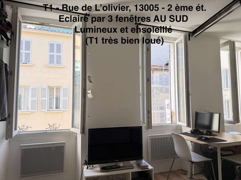 13005 - Quartier CAMAS - Rue de L'Olivier - 2ème étage - T1 - 20m2      99 000 euro FAI - photo 6