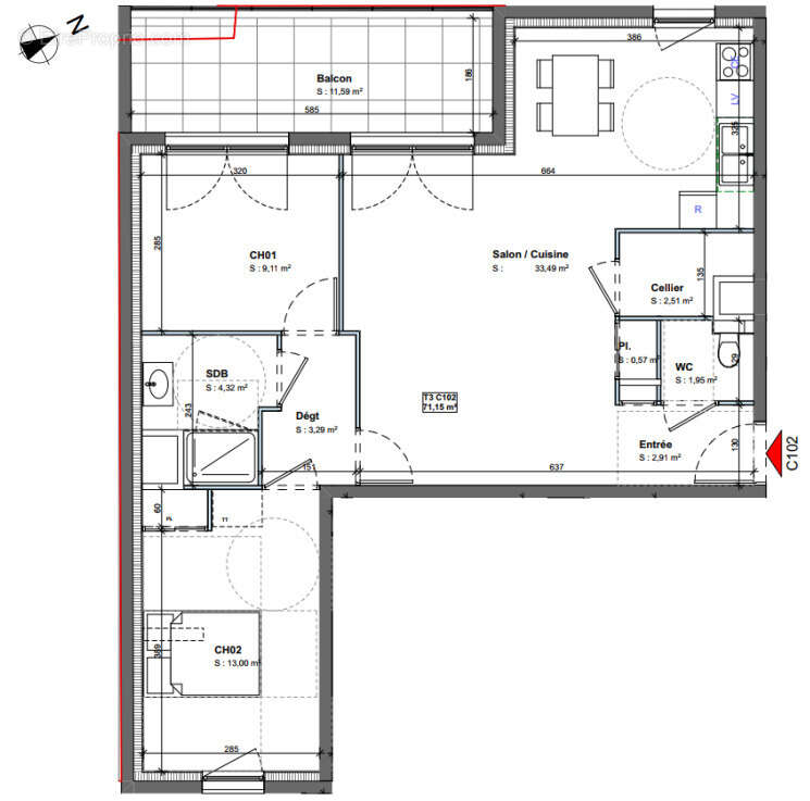 Appartement à LA GRAND-CROIX