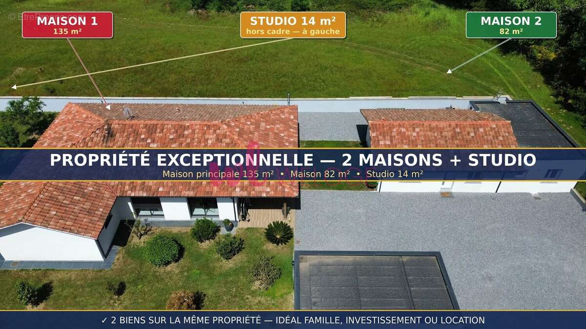 Maison à SAINT-GEOURS-DE-MAREMNE