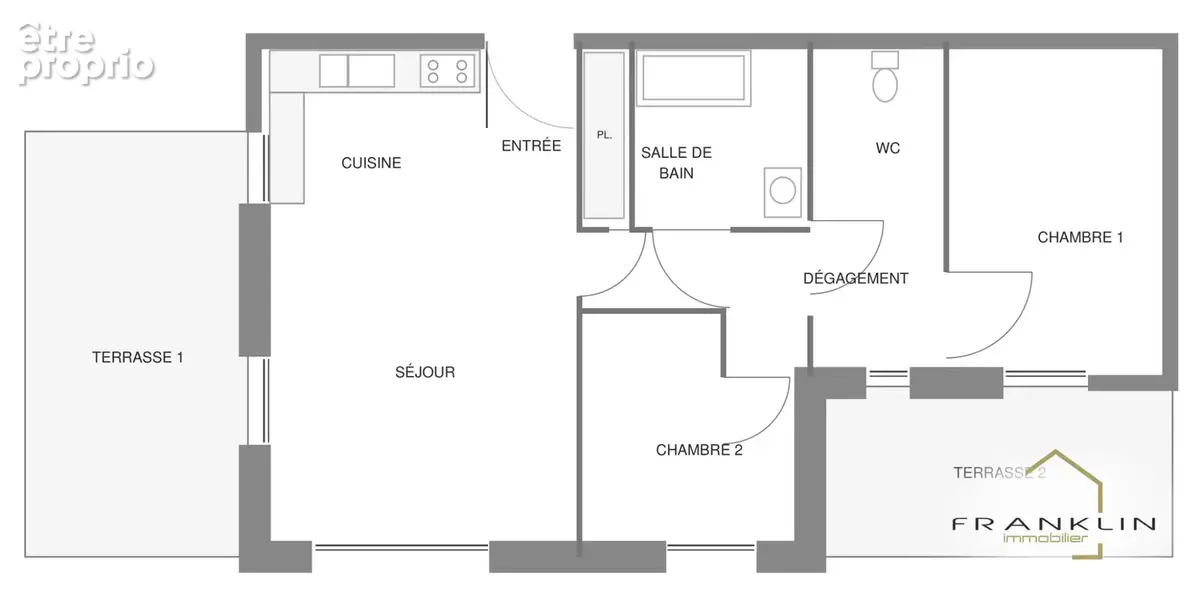 Saint-Denis :EXCLUSIVITE appartement Avec 2 terrasses et un box - photo 13