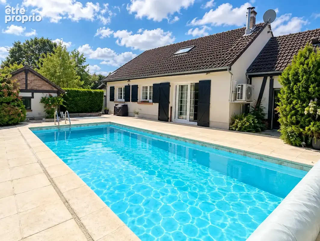 Vis de plain pied, à lorris, 4 chambres, piscine, garages, commerces à pied - photo 23
