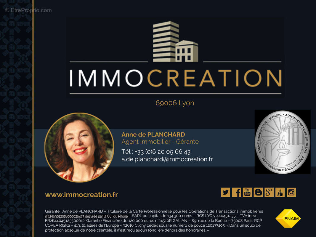 Appartement à LYON-6E