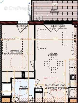 Appartement à TOURNEFEUILLE