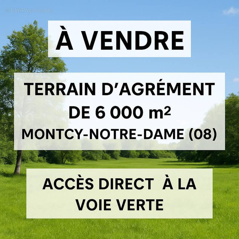 Terrain à MONTCY-NOTRE-DAME