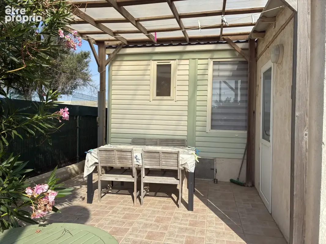 GRUISSAN LES AYGUADES Parcelle de 90 m2 + Mobil-home - photo 4