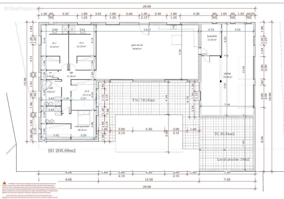 ** margon - terrain a bâtir 926m2 avec permis + piscine ** - photo 3