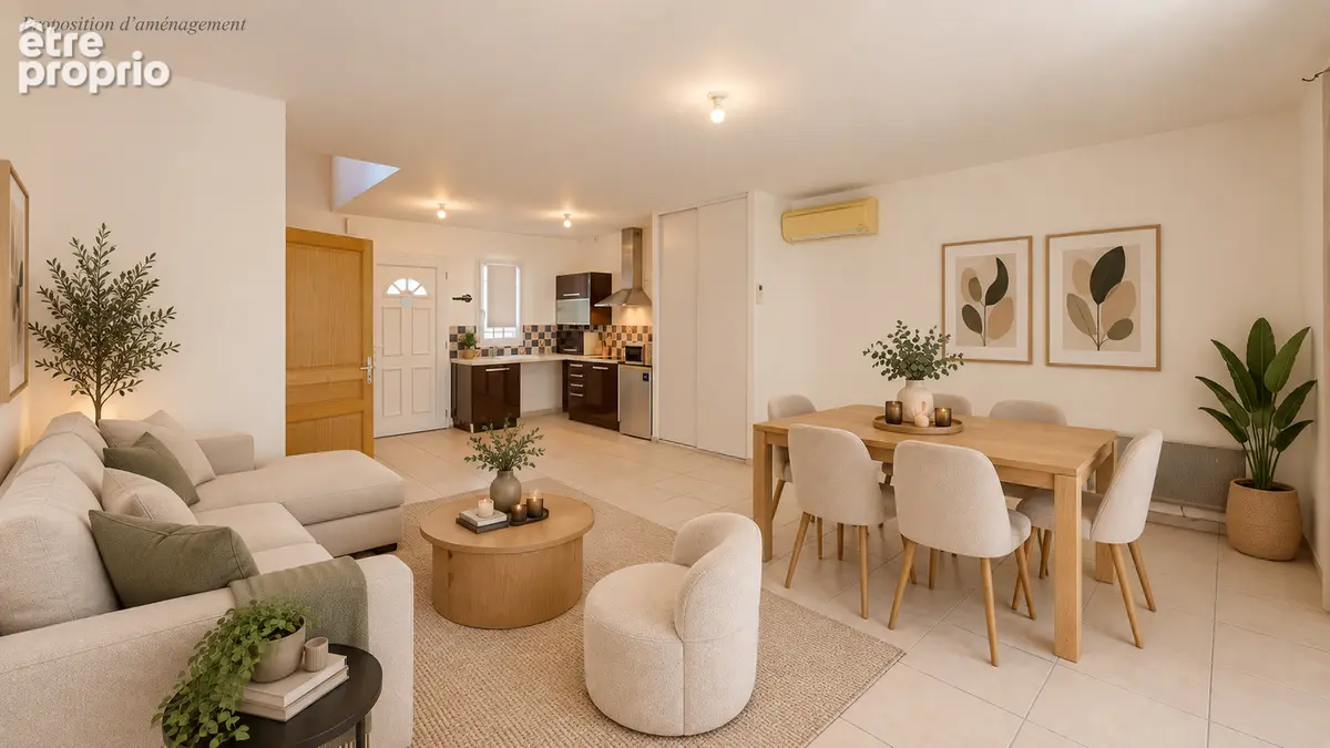 T3 duplex « esprit maison » avec terrasse et parking privé - photo 3
