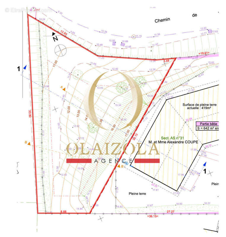 Terrain à BASSUSSARRY