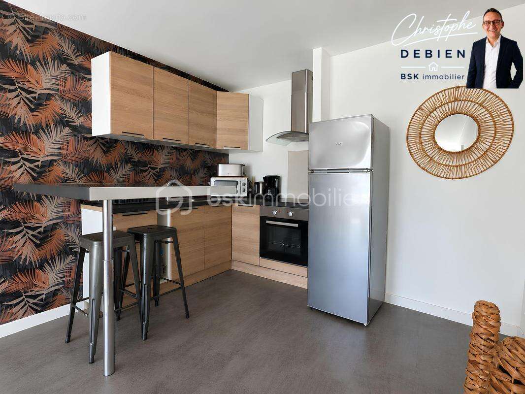 Pornichet – appartement t2 de 41,56 m² – 1 chambre –  loggia - place de stationnement - à quelques pas de la plage - photo 3