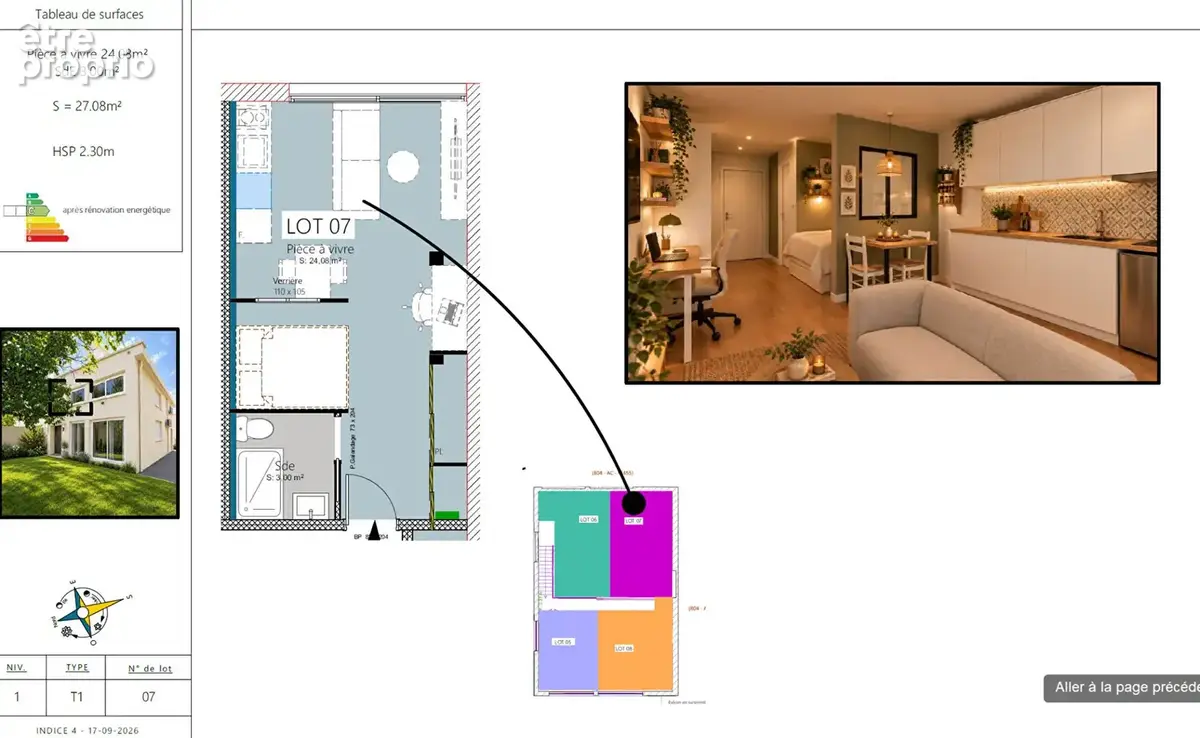 Appartement 1 pièce sur Toulouse de 18 m² quartier  BONNEFOY ! - photo 3