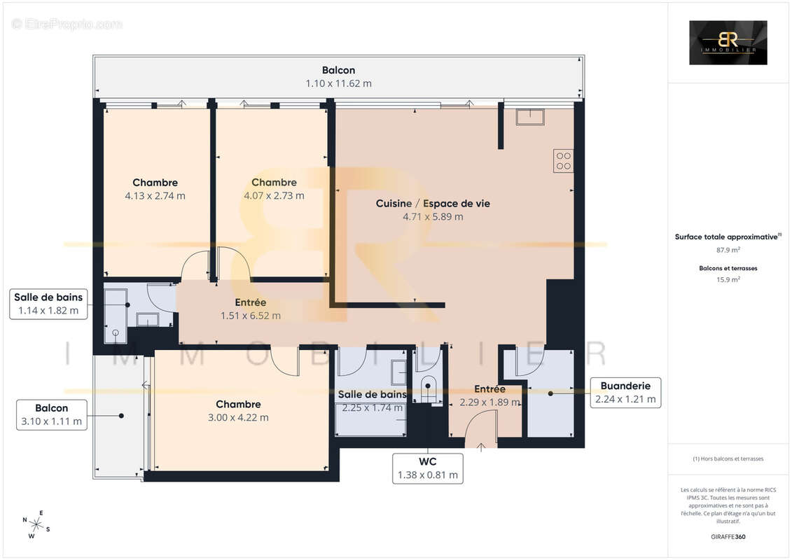Appartement à CLICHY