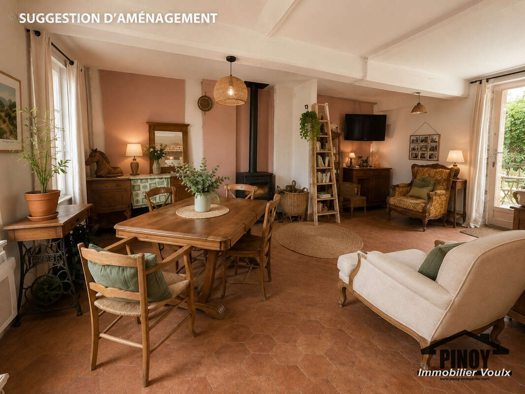 Maison ancienne avec jardin de 431 m2   Une belle opportunité aux portes de Villeneuve-la-Guyard - photo 4