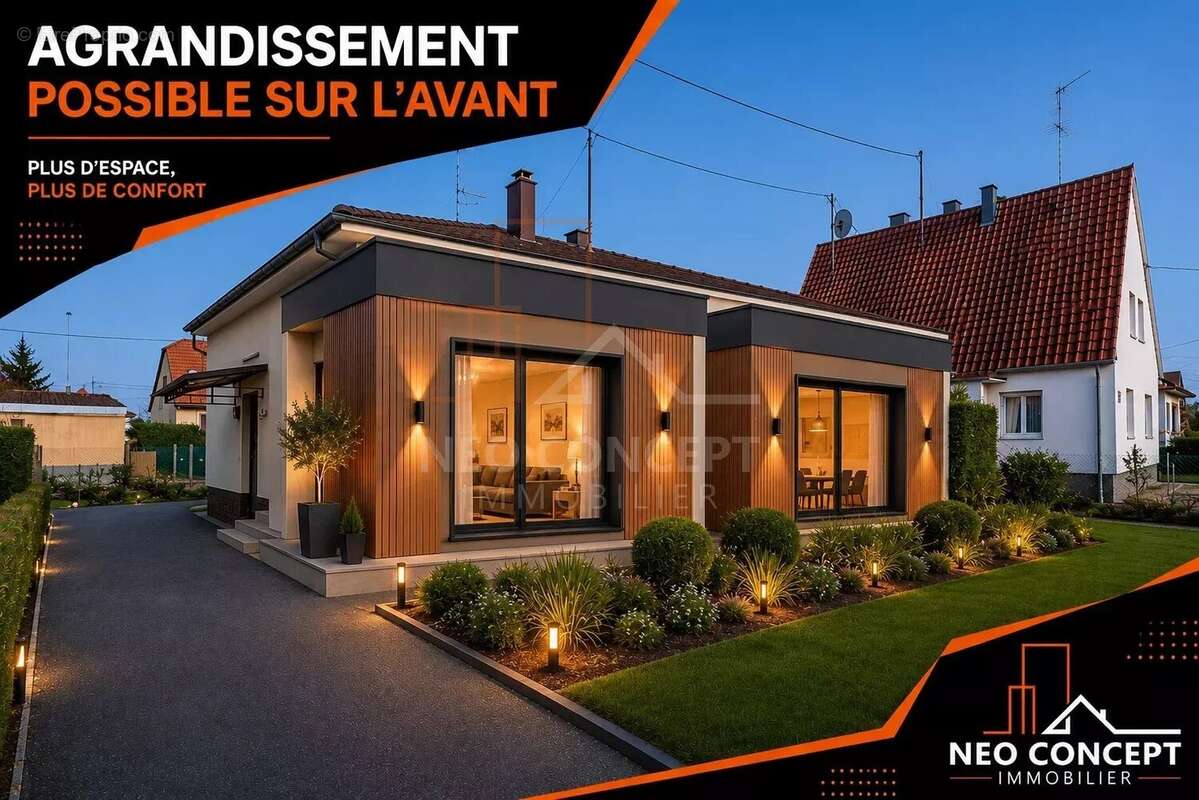 Bungalow de 67 m² à Haguenau avec jardin - photo 2