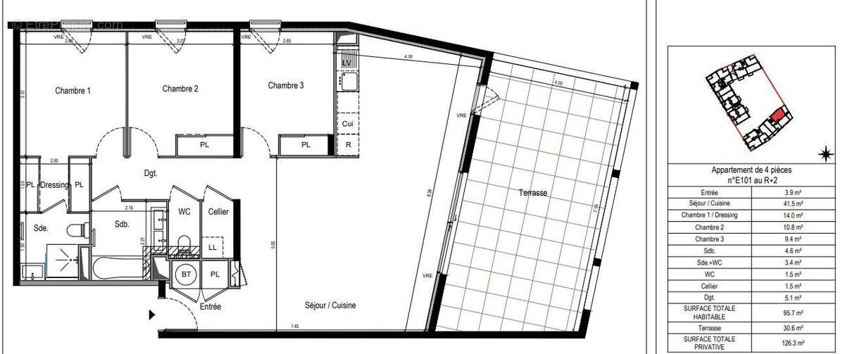 Appartement à MAUGUIO