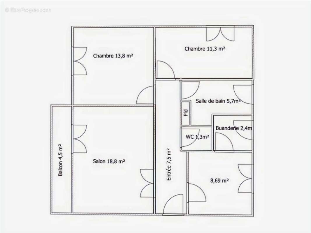 Appartement à ROUEN